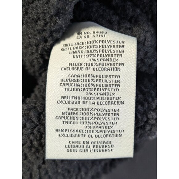 Levis Coat Mens Large Gray Lined Hooded Jacket - Picture 5 of 10